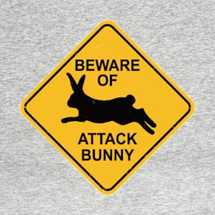 Beware of Attack Bunny T-Shirt